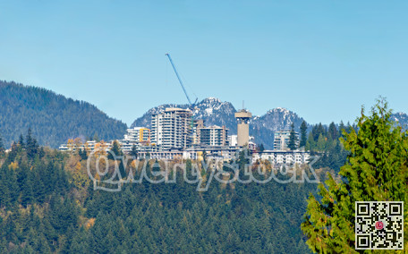 Residential district on the top of a mountain