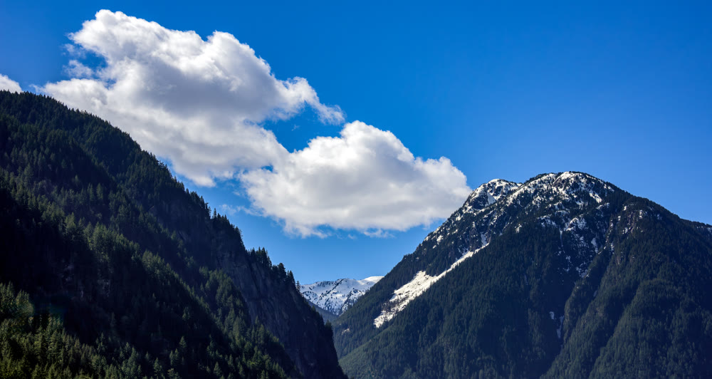 High mounting peak on spring time in British Columbia