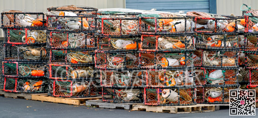 Crab fishing rigs and floats for a trawler fishery