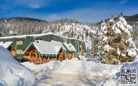Winter mountain resort in Manning Park, BC.