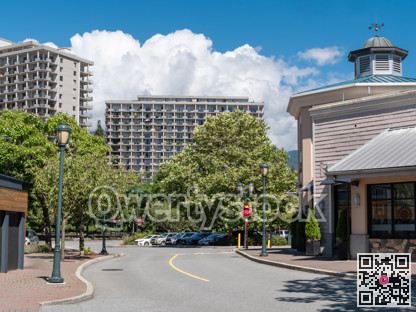 Street view in one of the district of Great Vancouver