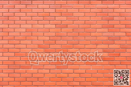 Red brick wall abstract background texture from the top to the bottom