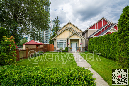 A perfect neighbourhood. Colorful residential houses in urban area