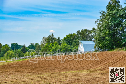 Agriculture field before sowing season. Plowed farm field
